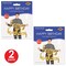 6 Pack Bulk Script Gold Happy Birthday Party Balloon Streamer